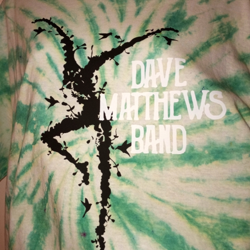 Dave matthews band tie dye summer tour tee